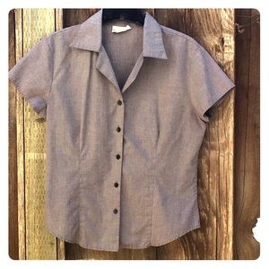 Anchor Blue short sleeved top size medium